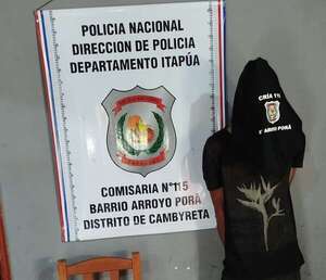 Cambyretá: detienen a joven por supuesto hurto e intento de agresión - Policiales - ABC Color