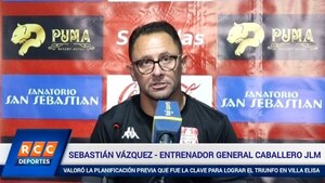 Video: Palabras del DT Sebastián Vazquez – Olimpia (0) vs. (3) General Caballero JLM