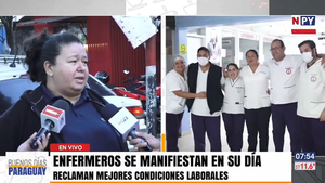 Enfermeros protestan en su día: Denuncian salarios indignos, falta de insumos y acosos laborales en IPS