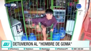 Detienen al "hombre de goma" tras su peculiar robo