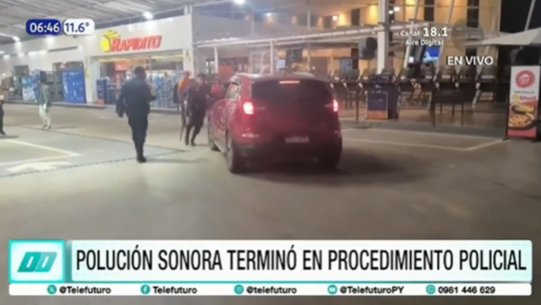 Denuncia por polución sonora termina con tensión y negativa a alcotest