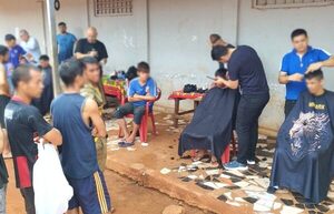 Jornada de Peluquería Social en la penitenciaría de Ciudad del Este