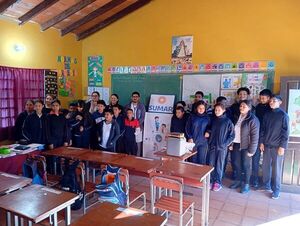 Plan de Acción SUMAR: instituciones educativas de Caazapá, Misiones y Central refuerzan prevención del consumo de sustancias • PARAGUAY TV
