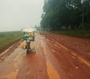 Tramo Quyquyhó–María Antonia: obra adjudicada sigue sin iniciar y el camino está intransitable - Nacionales - ABC Color