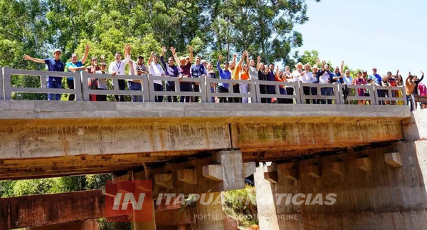 GOBERNACIÓN DE ITAPÚA IMPULSA CONSTRUCCIÓN DE PUENTES EN VARIOS DISTRITOS