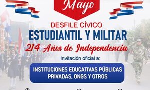 Presidente Franco celebra el 214° aniversario de la independencia con un gran desfile cívico y militar