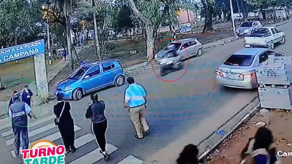 Niño es atropellado camino a la escuela por motociclista imprudente, en Luque