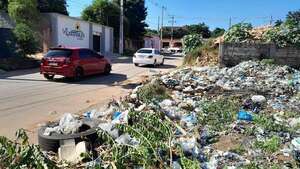 Un improvisado vertedero de basura genera quejas de vecinos de Ñemby y San Antonio - Nacionales - ABC Color