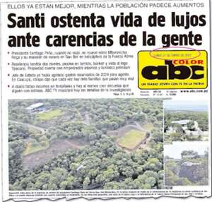 Se confirma que mansión de Santiago Peña se construyó sin licencia ambiental - Política - ABC Color