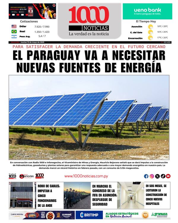 13 Mayo 2025 - 1000 Noticias