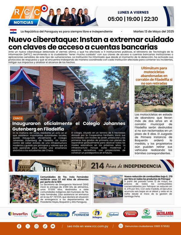 TAPA 13-05-2025