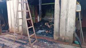 Depósito de carbón en Cambyretá es consumido por un incendio