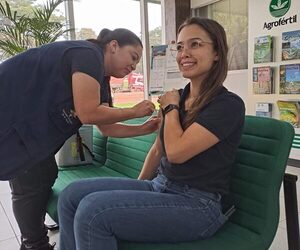 Impulsan jornada de vacunación antigripal en empresas de San Alberto
