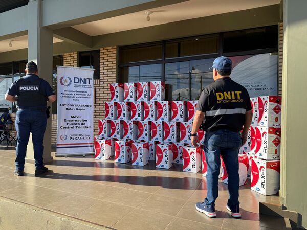 DNIT incauta cargamento de fluidos refrigerantes sin documentación en Itapúa