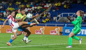 La Albirroja frena a la hasta hoy invicta y goleadora selección femenina brasileña sub 17 - La Tribuna