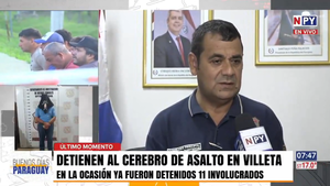 Cae presunto "cerebro" de grupo criminal que intentó asaltar un Puerto Privado de Villeta