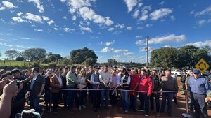 Inauguran pavimentación en Ruta PY07 para acceso a Puertos - 1000 Noticias
