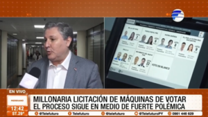 Millonaria licitación de máquinas de votar