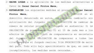 Mafia de los Pagarés: Imponen medidas alternativas a oficial de justicia del juzgado de San Roque  - El Observador