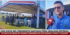  INICIAN OBRAS DE IMPORTANTE TRAMO ASFÁLTICO ENTRE NARANJITO – SANTA INÉS