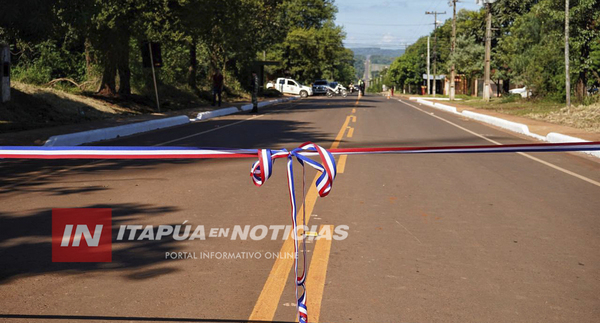 INAUGURAN ASFALTADO QUE UNE LA RUTA PY06 CON CAMPICHUELO EN CAMBYRETÁ