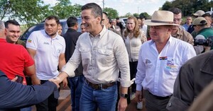Peña inauguró obras en Itapúa para reforzar la candidatura de Barán