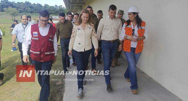 PRESIDENTE PEÑA SUPERVISÓ AVANCES DEL FUTURO HOSPITAL GENERAL DE ITAPÚA