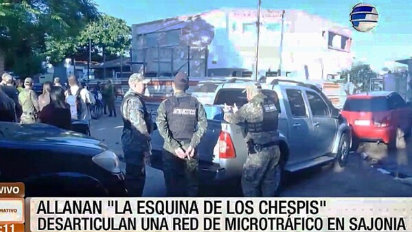 Capturan a toda una familia en La esquina de los chespis en Sajonia