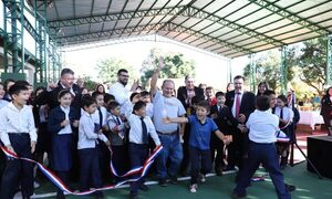 Gobernación habilita tinglado en escuela del barrio Fátima de CDE – Diario TNPRESS