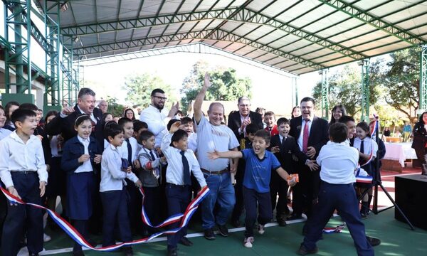 Gobernación habilita tinglado en escuela del barrio Fátima de CDE – Diario TNPRESS