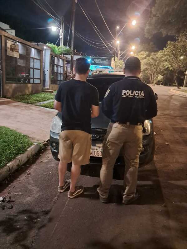 Control vehicular en Itapúa da con automóvil robado en Encarnación.