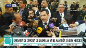 Escrachan a Raúl Latorre, presidente de la Cámara de Diputados
