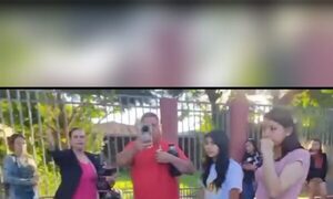 (VIDEO)Chiroleras quedaron llorando sin desfilar tras ser estafadas