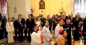 La Nación / Te Deum por la Independencia: llaman a no perder la esperanza en medio de la adversidad