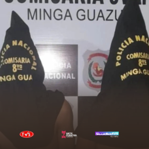 DOS JÓVENES DETENIDOS POR INCENDIAR VIVIENDA EN MINGA GUAZÚ - TVS
