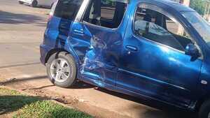 Accidente de tránsito en Encarnación deja dos lesionados