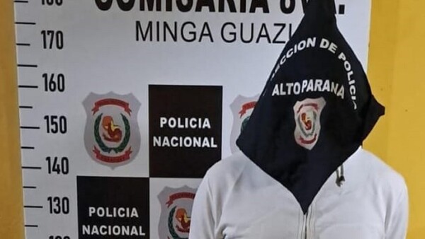 Supuesto violador de un niño fue capturado cuando intentaba huir en Minga Guazú