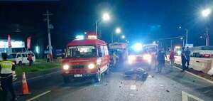 Accidente de motocicletas en Piribebuy deja un muerto y una herida - Policiales - ABC Color