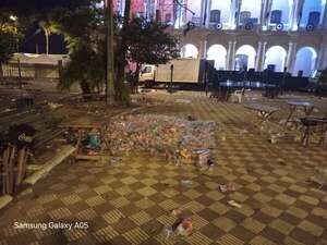 La otra cara de las fiestas patrias: Así amaneció Asunción - Nacionales - ABC Color