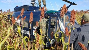 Cayó helicóptero de la Policía Nacional en el Chaco
