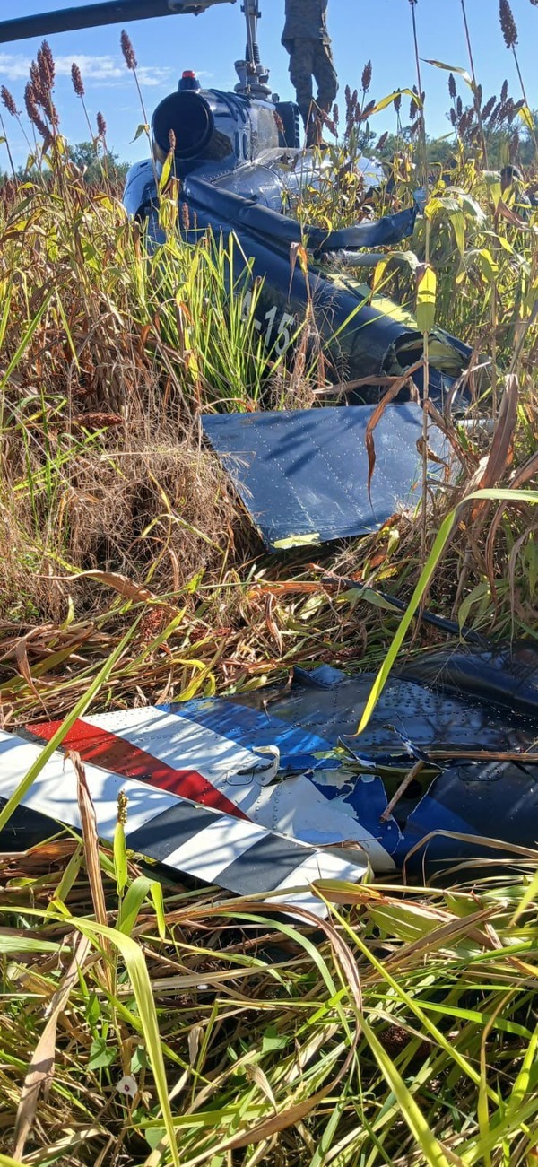 Reportan caída de helicóptero de la Policía en Alto Paraguay - trece