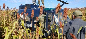 Cae helicóptero de la Policía mientras transportaba víveres | Unicanal
