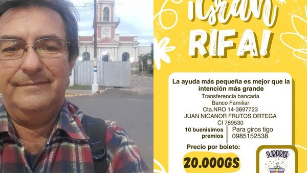 Realizan rifa solidaria a beneficio de Don Nicanor