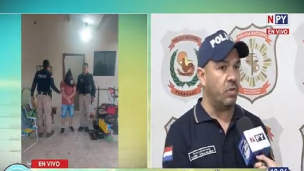 Capturan a "Cachorro", supuesto ladrón y tortolero en Asunción