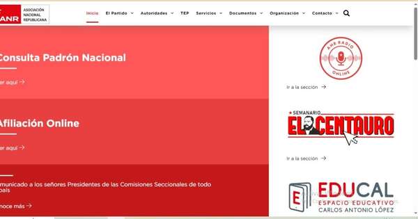 La Nación / La afiliación digital de la ANR, paso a paso
