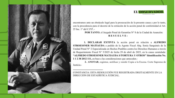 Por denuncia realizada posterior al fallecimiento se extingue causa a Alfredo Stroessner por torturas - El Observador