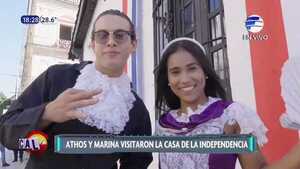Athos y Marina visitaron la casa de la Independencia del Paraguay