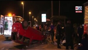 Accidente en Loma Pytã deja tres personas heridas