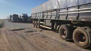 Denuncian calamitoso estado del tramo del Lote B de la ruta Concepción–Pozo Colorado