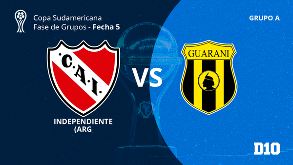 Independiente vs. Guaraní: Paso a paso